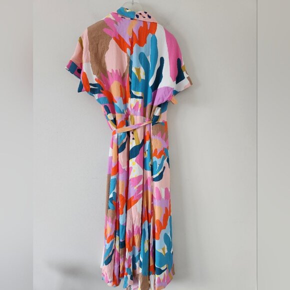 Hutch Multicolor Wrap Dress - Picture 4 of 8